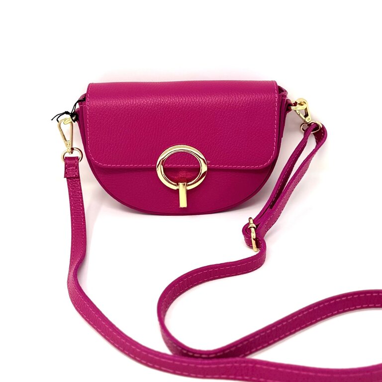 The Trend Italy Alloro crossbody w/gold clasp