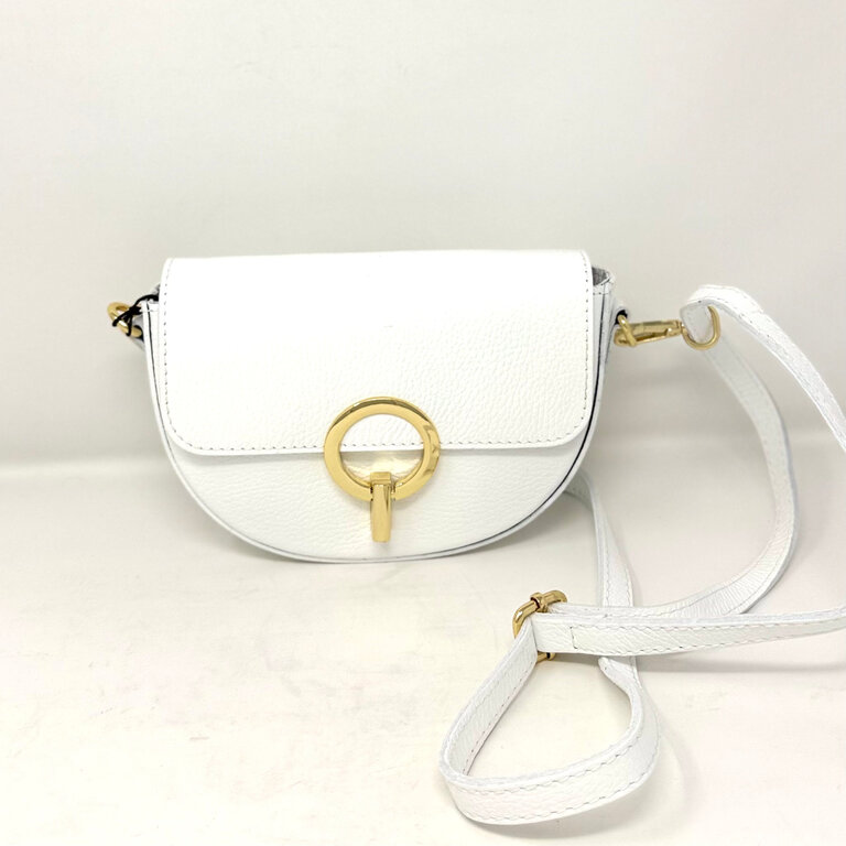 The Trend Italy Alloro crossbody w/gold clasp