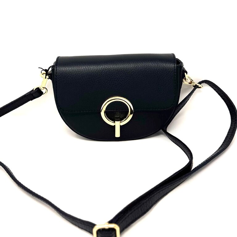 The Trend Italy Alloro crossbody w/gold clasp