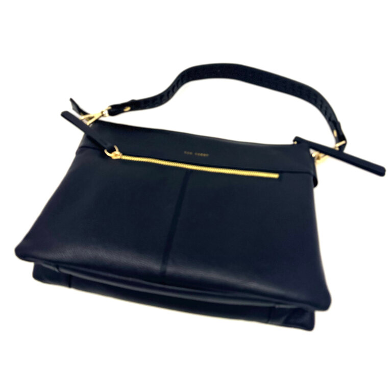 The Trend Italy Bianco bag w/braid strap