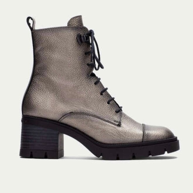 Biker Boots Kendall And Kylie Park Combat Boots REGENT Royal-black