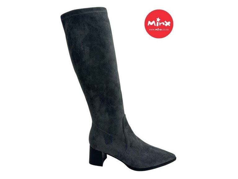 Monica tall microsuede boot