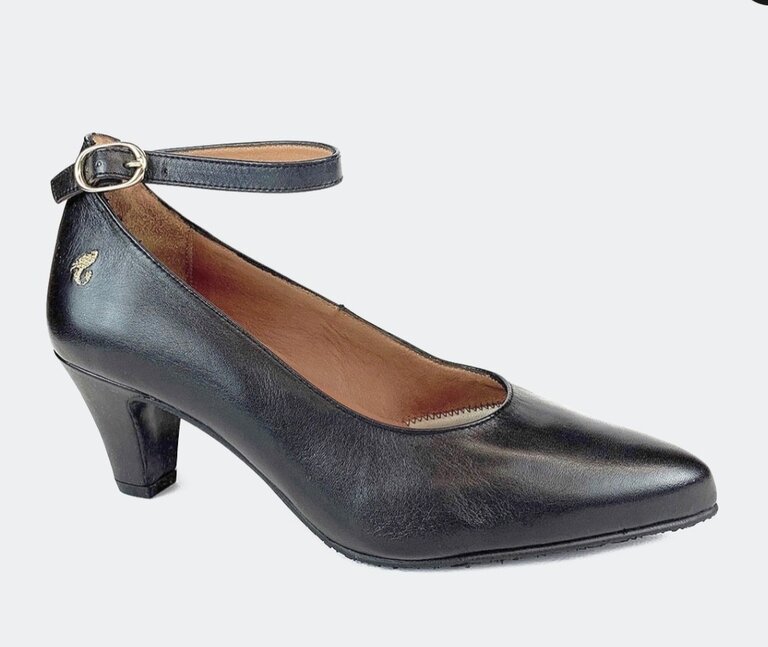 Glamille Morgan pump w/removable strap