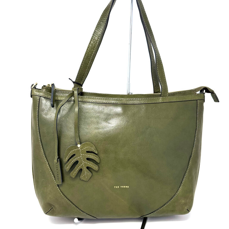Plumeria XL tote  w/leaf