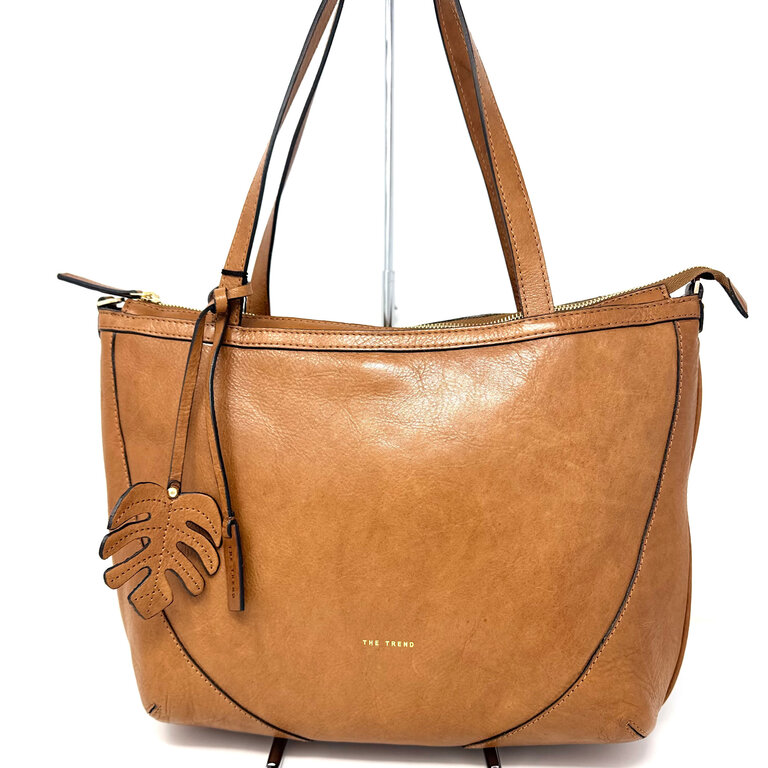 Plumeria XL tote  w/leaf
