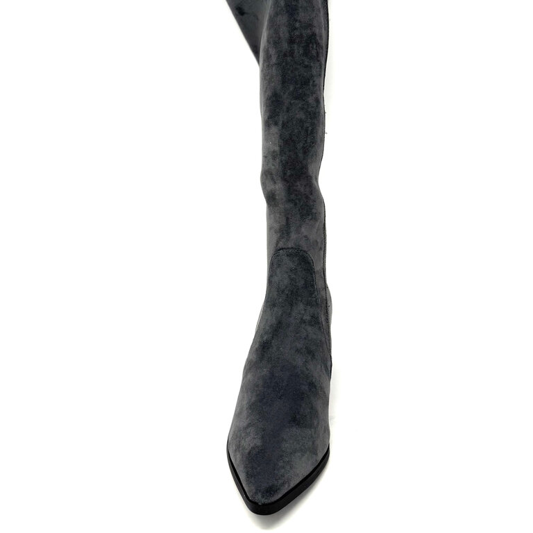 Monica tall microsuede boot
