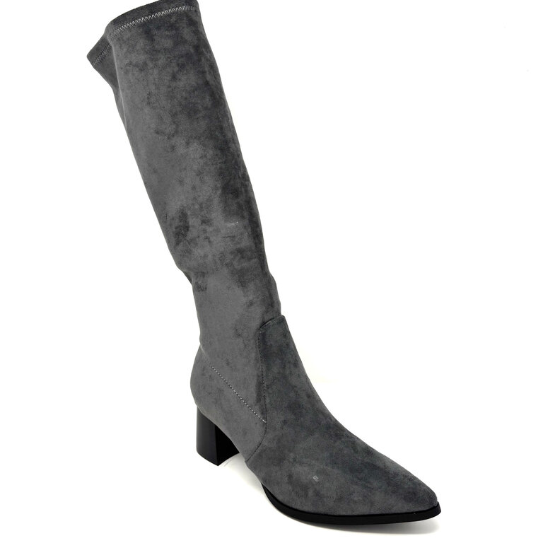 Monica tall microsuede boot