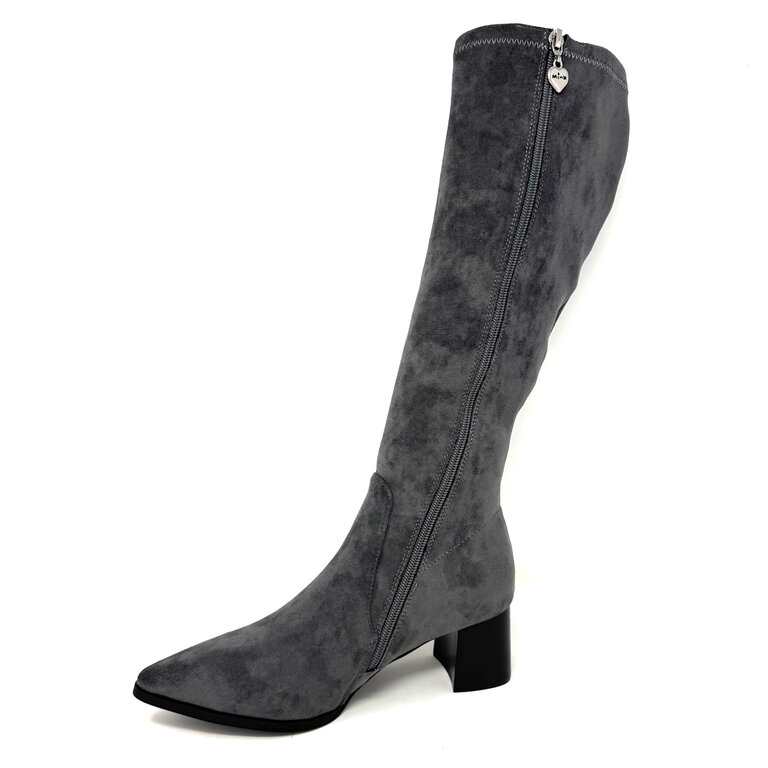 Monica tall microsuede boot