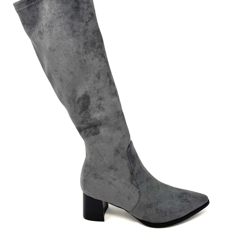 Monica tall microsuede boot