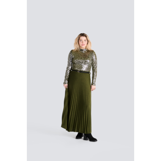 Jessicca Laura Pleated knit skirt w/belt Jessicca Laura Pleated knit skirt w/belt