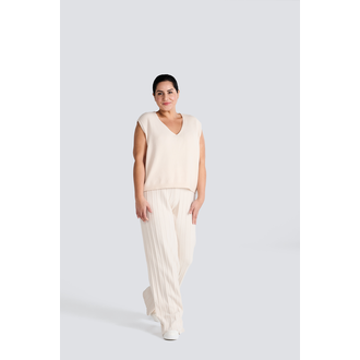 Jessicca Laura Ribbed knit pant