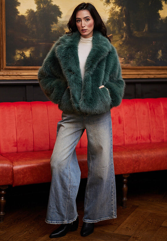 Angel Eye Ruislip faux fur jacket