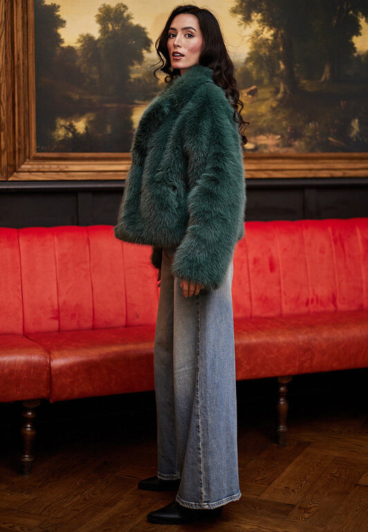 Angel Eye Ruislip faux fur jacket