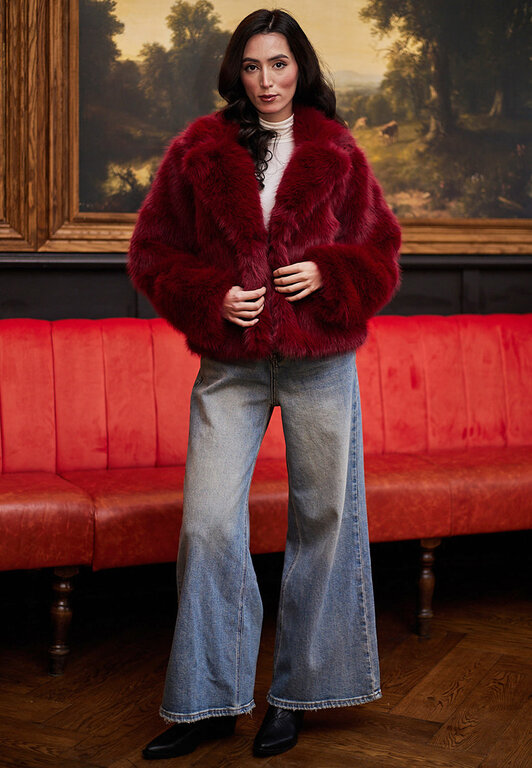 Angel Eye Ruislip faux fur jacket