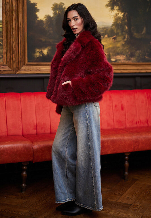 Angel Eye Ruislip faux fur jacket