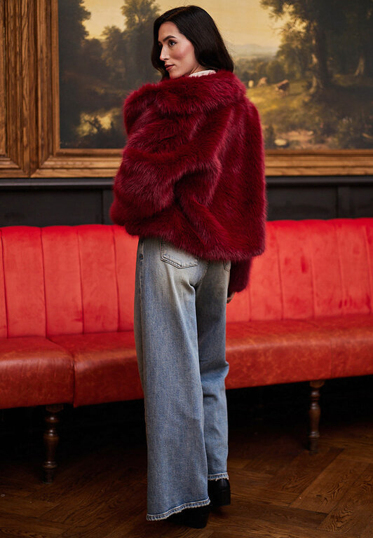 Angel Eye Ruislip faux fur jacket