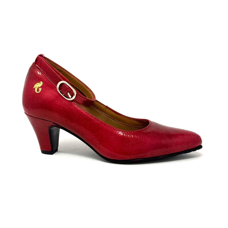 Glamille Morgan pump w/removable strap