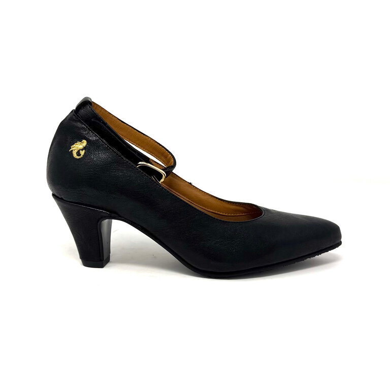 Glamille Morgan pump w/removable strap