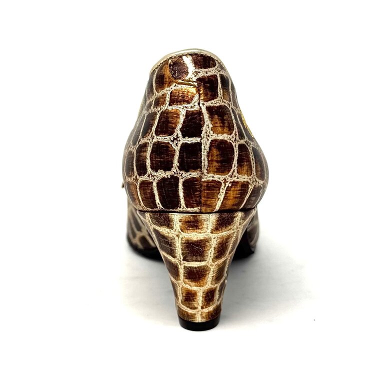 Glamille Oprah heel w/bow