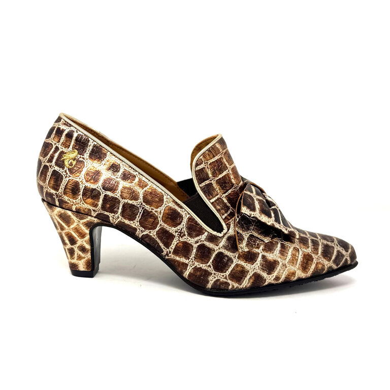 Glamille Oprah heel w/bow