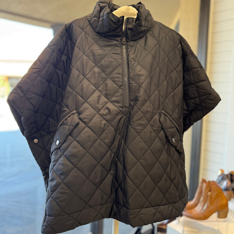 Quilted poncho