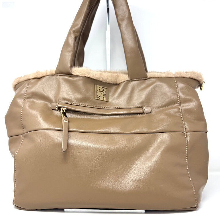 Refresh Reversible faux fur tote 34