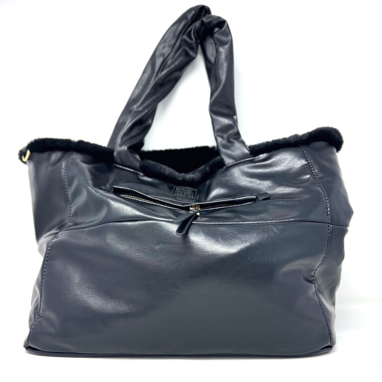Refresh Reversible faux fur tote 34