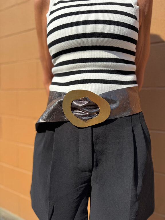 Suzy D Margherita leather belt