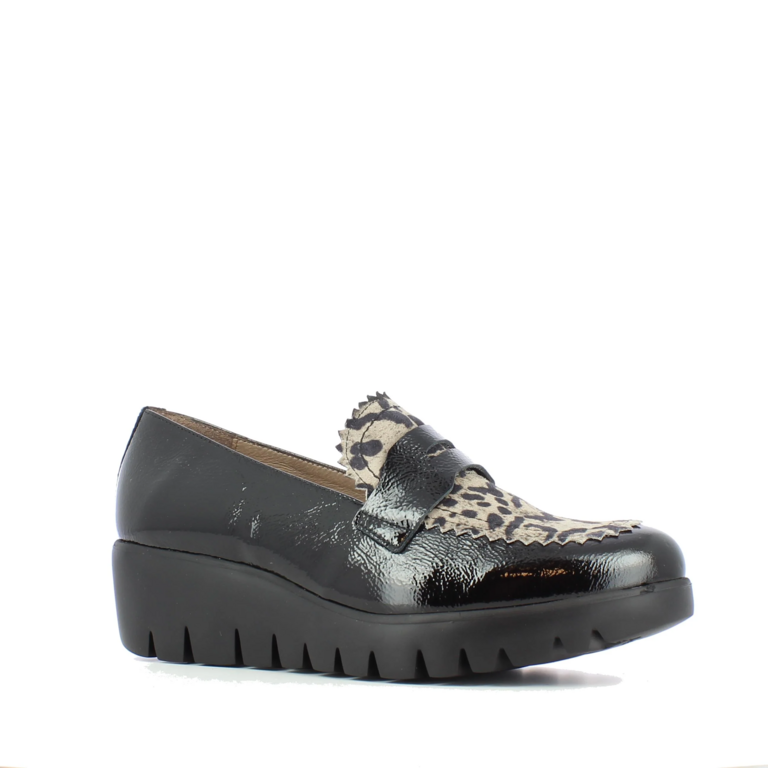 Wonders Animal print wedge