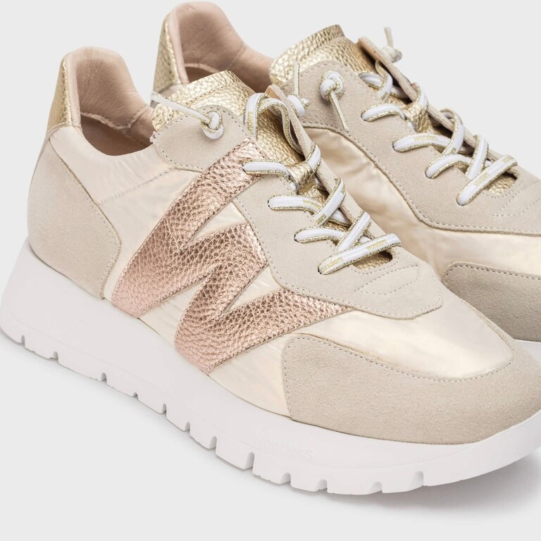 Wonders Wonders metallic sneaker
