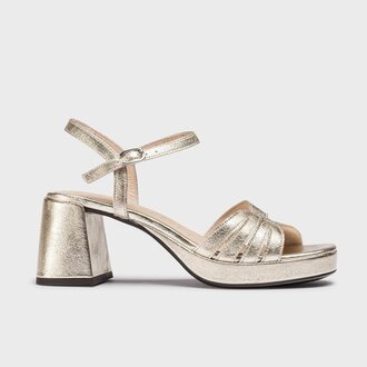 Wonders Wonders metallic heel