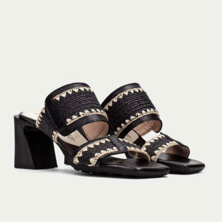 Hispanitas Miami mule w/stitching