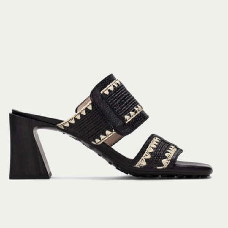 Hispanitas Miami mule w/stitching