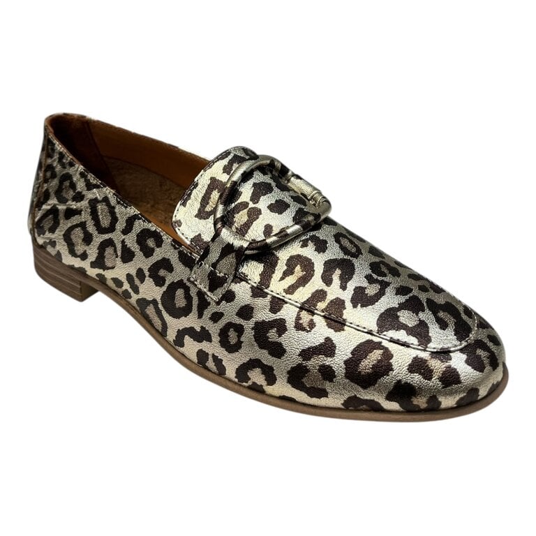 Roamers Melody leopard loafer