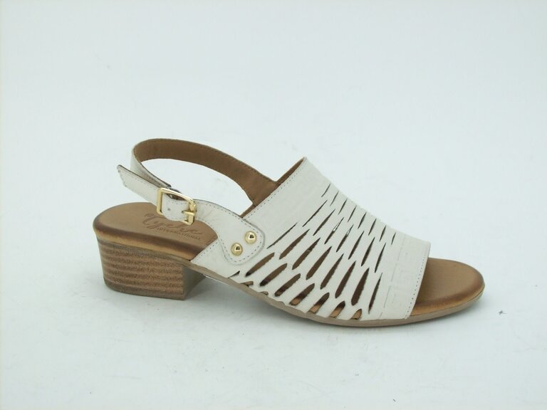 Tyche Melaia laser cut sandal