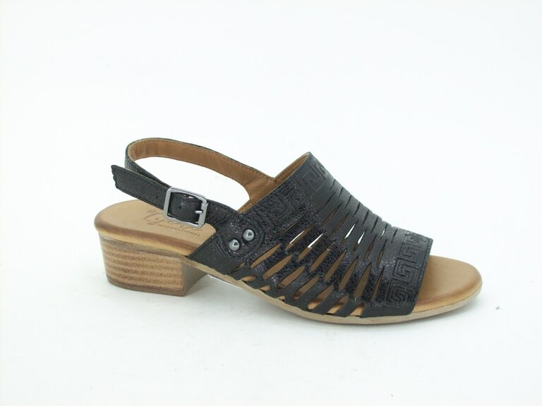 Tyche Melaia laser cut sandal