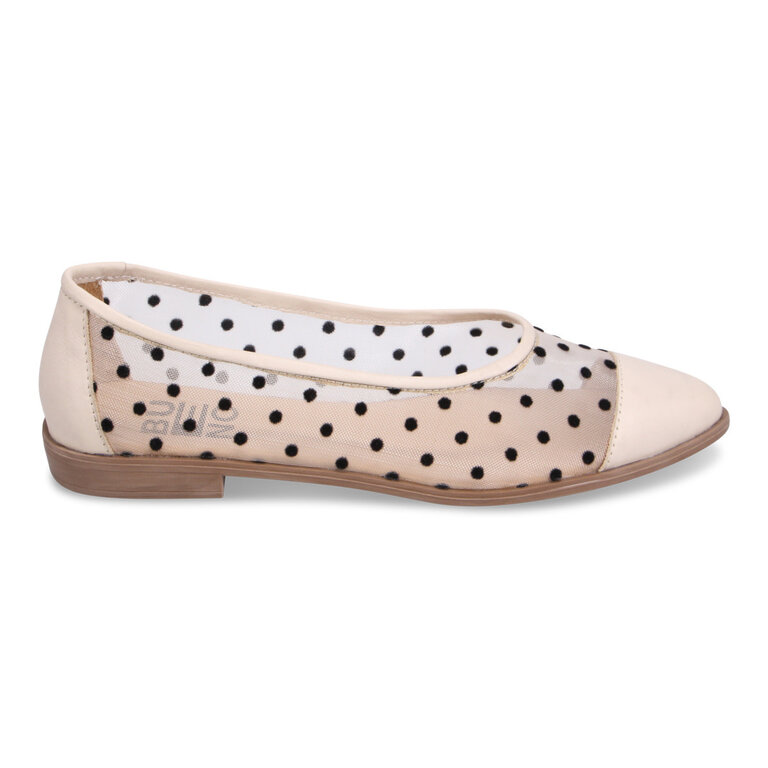 Bueno Babs polka dot flat