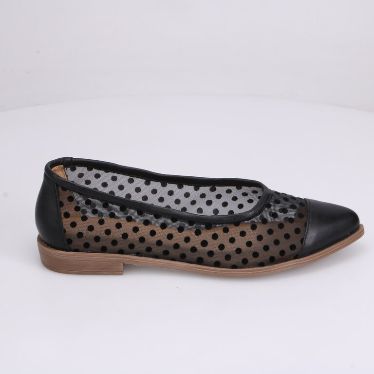 Bueno Babs polka dot flat