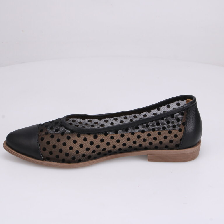 Bueno Babs polka dot flat