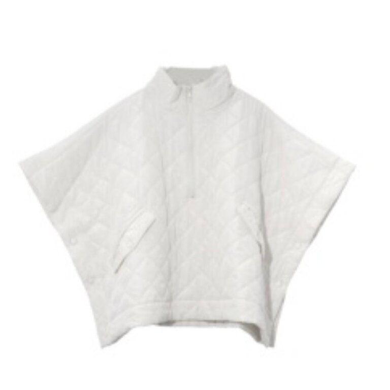 Quilted O/S poncho