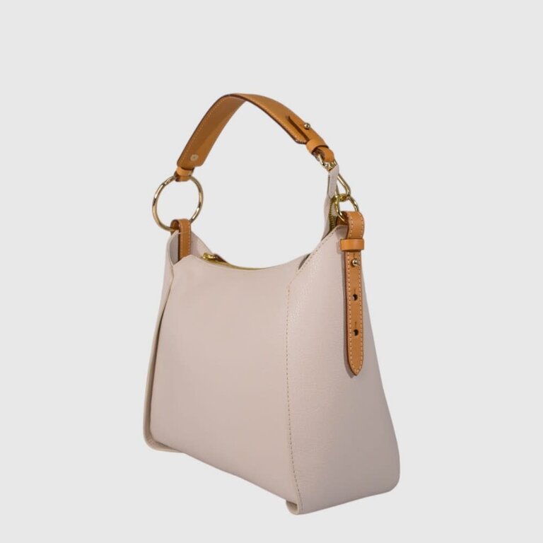 The Trend Italy Nicola shoulder bag/gold rings