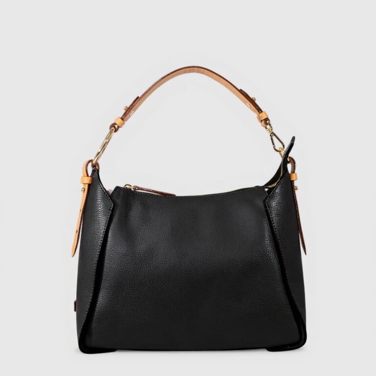 The Trend Italy Nicola shoulder bag/gold rings