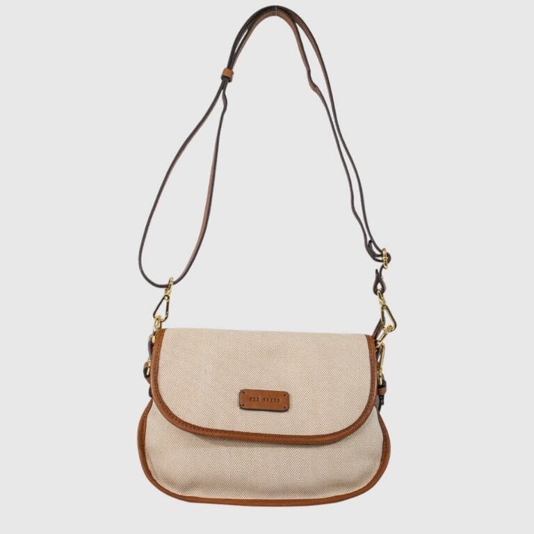 The Trend Italy Accornero canvas/leather bag