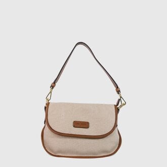 The Trend Italy Accornero canvas/leather bag