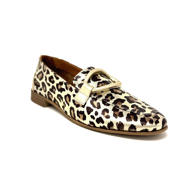 Roamers Melody leopard loafer