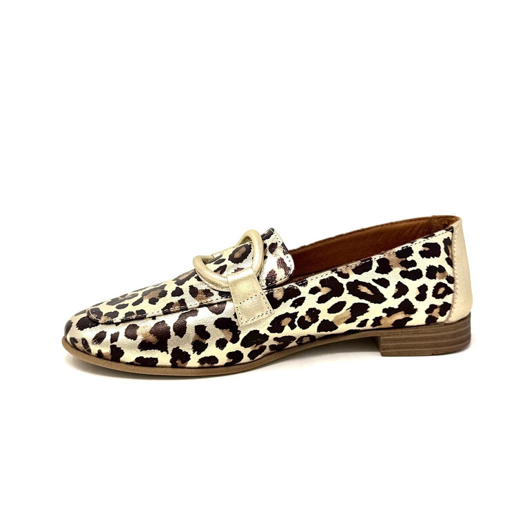 Roamers Melody leopard loafer