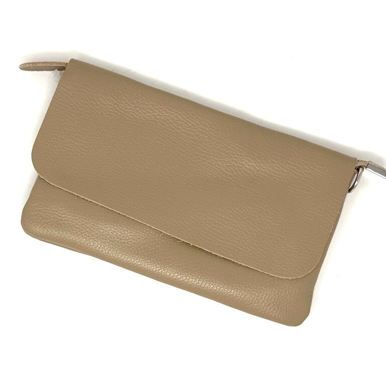 Suzy D Male leather clutch/crossbody