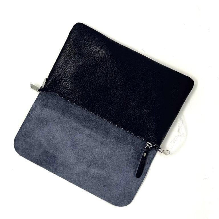 Suzy D Male leather clutch/crossbody