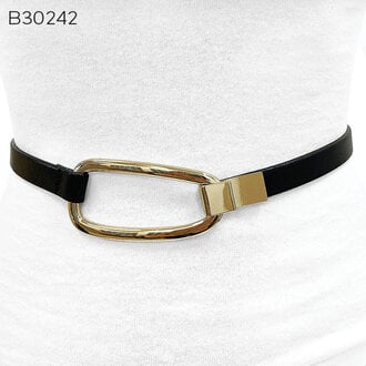One size leather belt