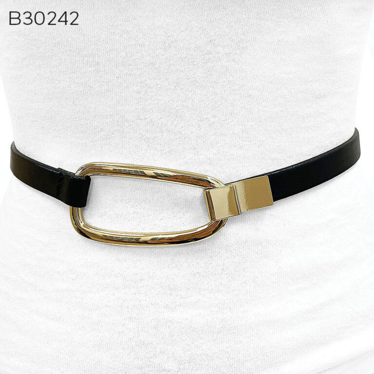 One size leather belt